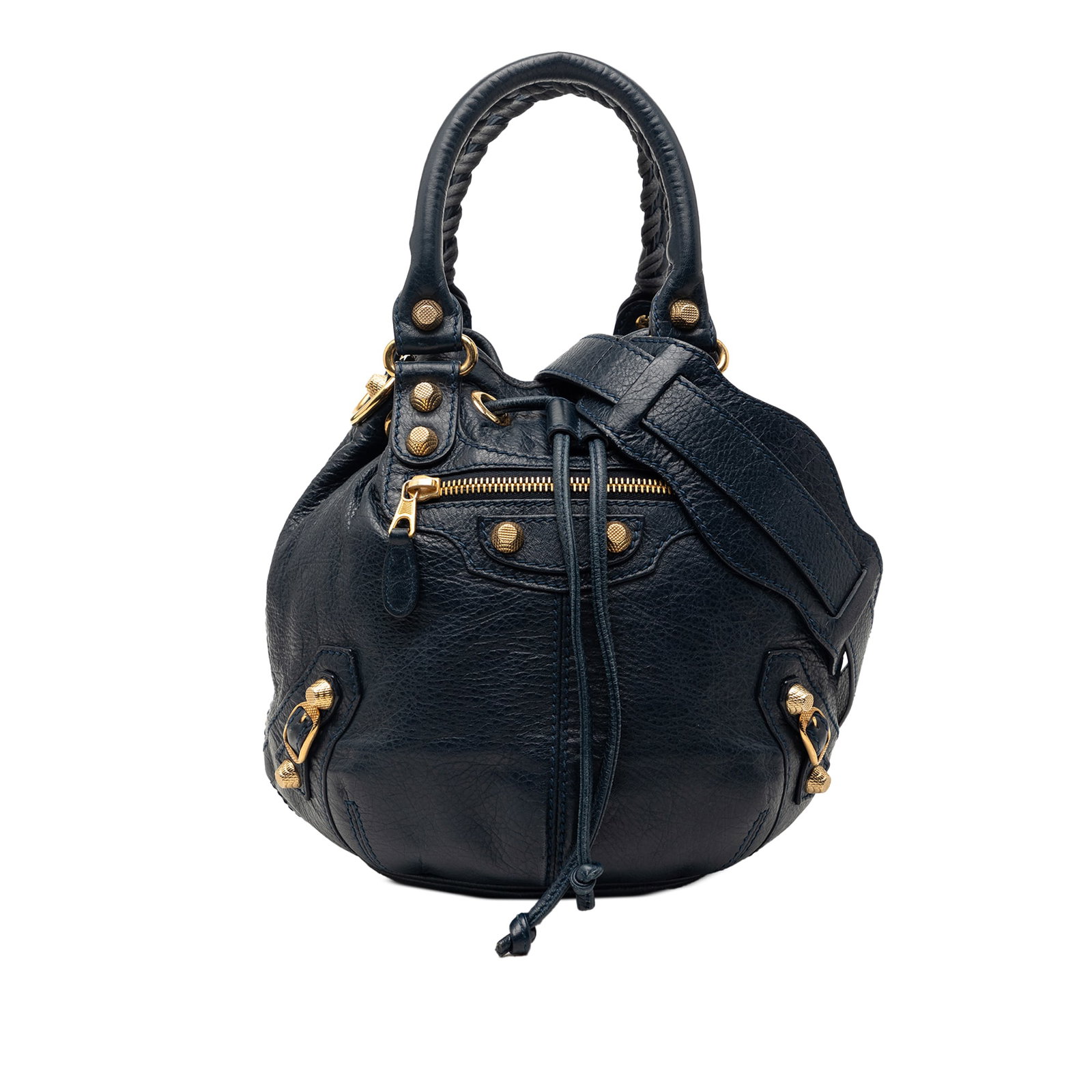 Balenciaga Giant 12 Pompon Mini Bag Blue Lambskin Leather (1 of 8)