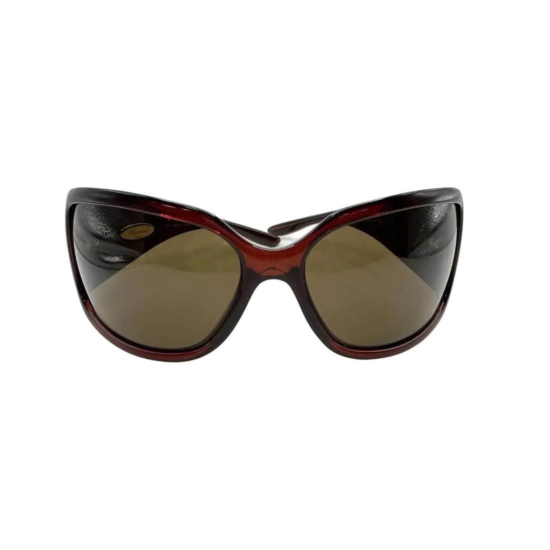 Chopard Limited Edition Sunglasses SCH 038 0Z90 Brown Rectangle (1 of 4)