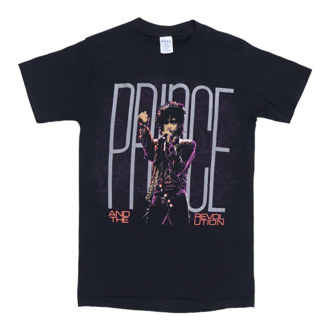 Vintage Prince and The Revolution 1984 Black Medium Shirt: Vintage Prince and The Revolution 1984 Black Medium Shirt Authentic original vintage 1984 Prince and The Revolution shirt with front and back graphics. This black shirt is described as a true vintage 