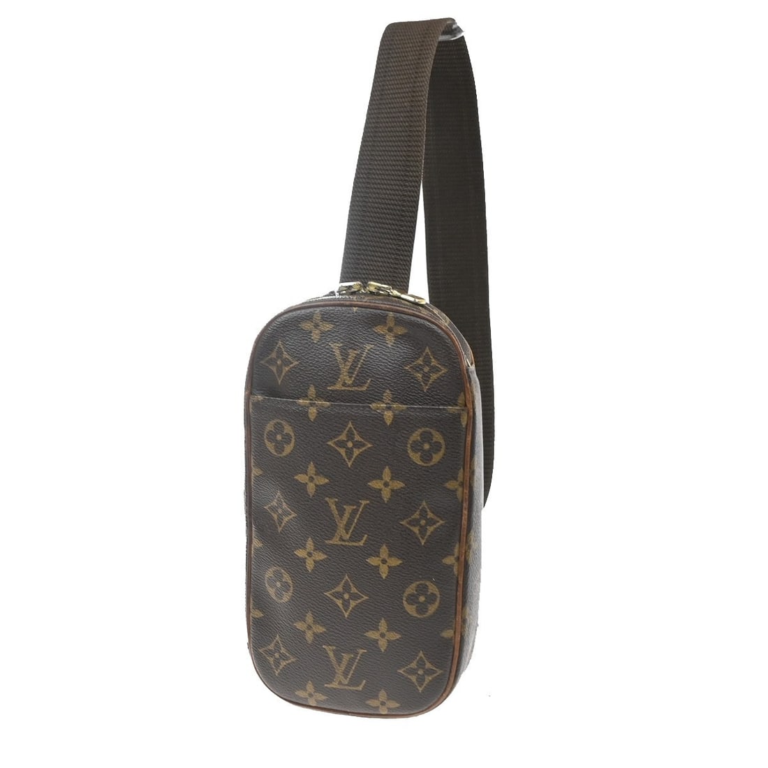 Louis Vuitton Pochette Gange Unisex Brown Canvas Bag: Louis Vuitton Pochette Gange Unisex Brown Canvas Bag Louis Vuitton Pochette Gange in brown canvas with a unisex design. Made in Spain, this piece is presented in good condition with light signs of wea