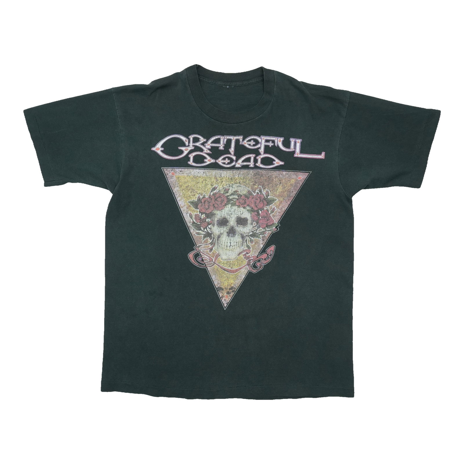 Black 1993 Grateful Dead Tour T Shirt 100% Cotton: Black 1993 Grateful Dead Tour T Shirt 100% Cotton Authentic original vintage 1993 Grateful Dead Summer Tour shirt. This is a true vintage tee, not a modern reproduction. The shirt is in good condition