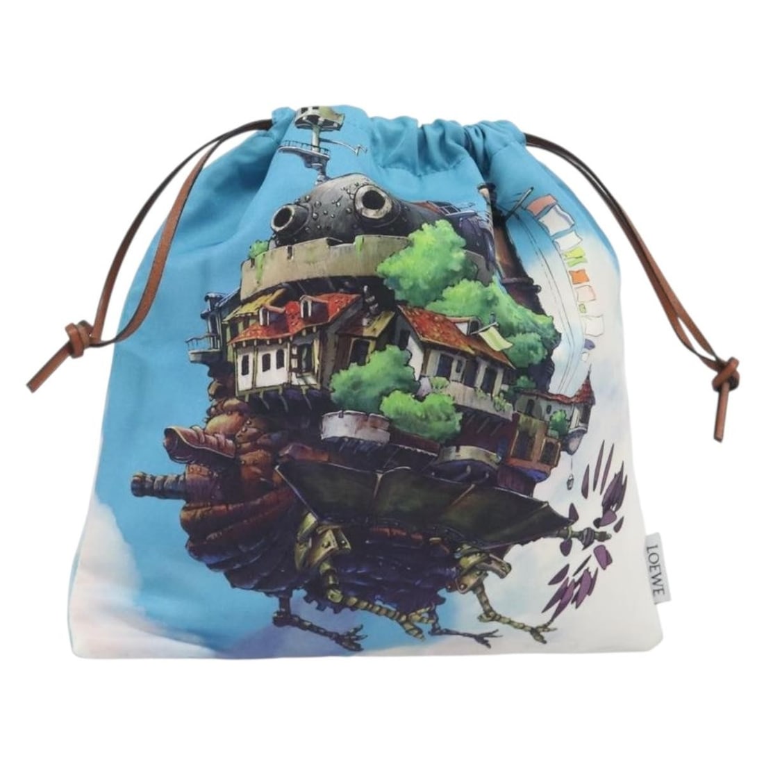 Blue Nylon Pouch LOEWE Howl's Moving Castle Studio Ghibli (1 of 18)