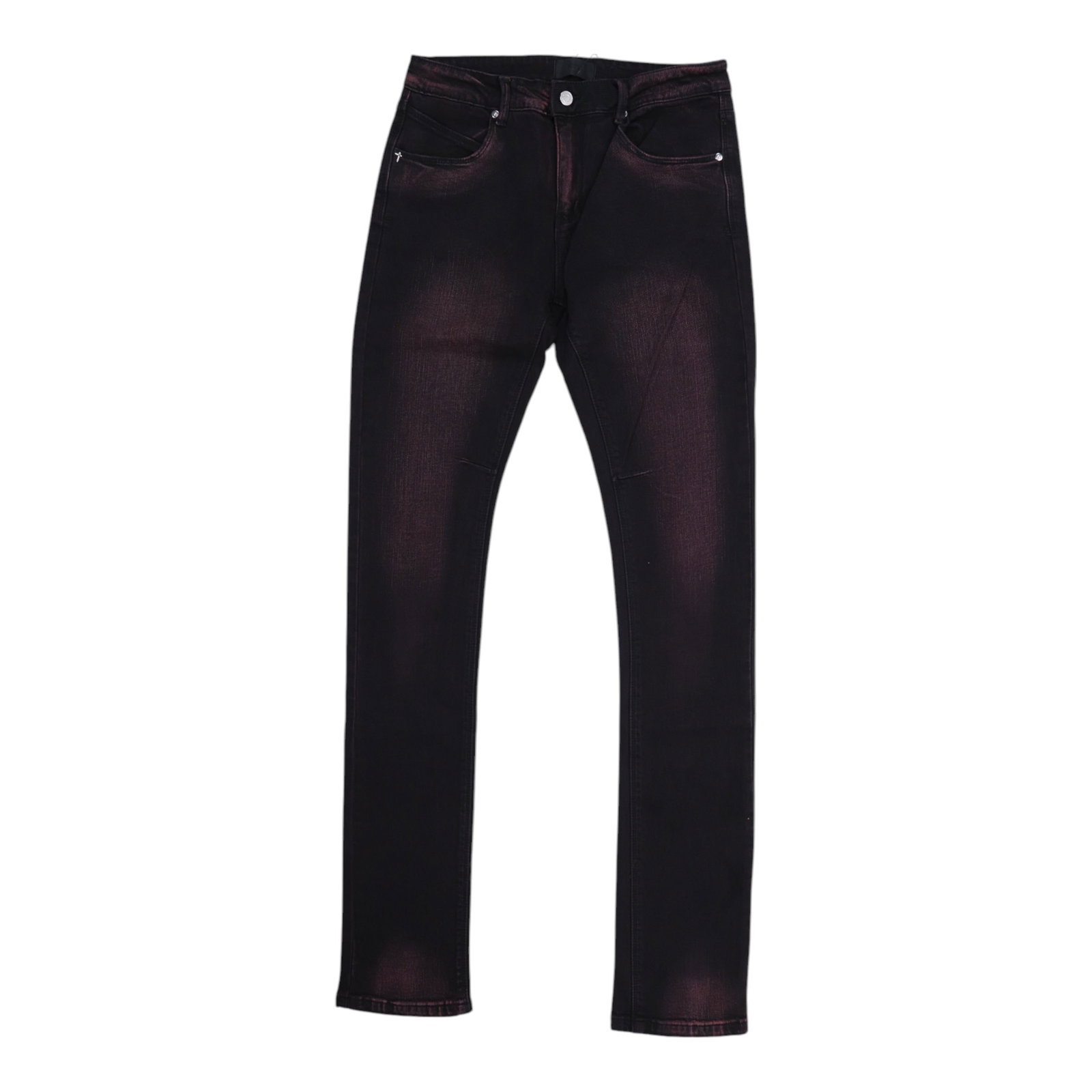 RTA Olivier denim pants black with red accents size 31 (1 of 1)