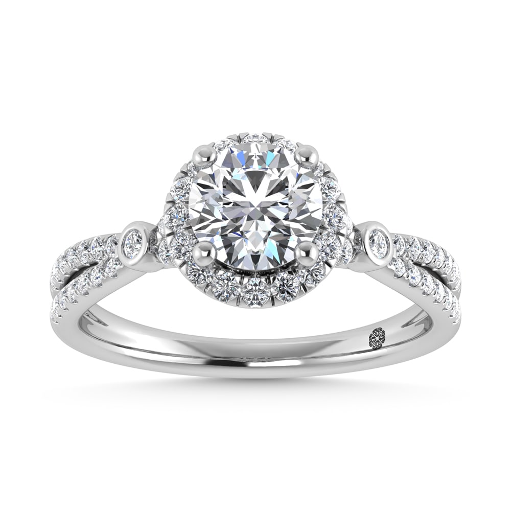 10K White Gold Lab Grown Diamond 1 1/4 Ct.Tw. Engagement Ring: 10K White Gold Lab Grown Diamond 1 1/4 Ct.Tw. Engagement Ring 10k White Gold Stone Color: D-f Stone Clarity: Vs Each ring is presented in standard size 6.5. Complimentary resizing is available between