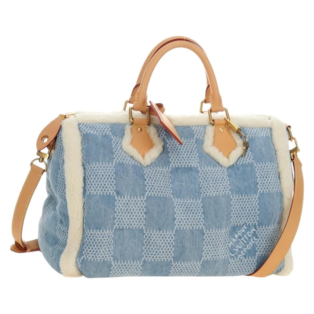 Louis Vuitton N00111 Keepall Bandouliere 40 Blue Monogram Canvas Boston Bag (1 of 18)