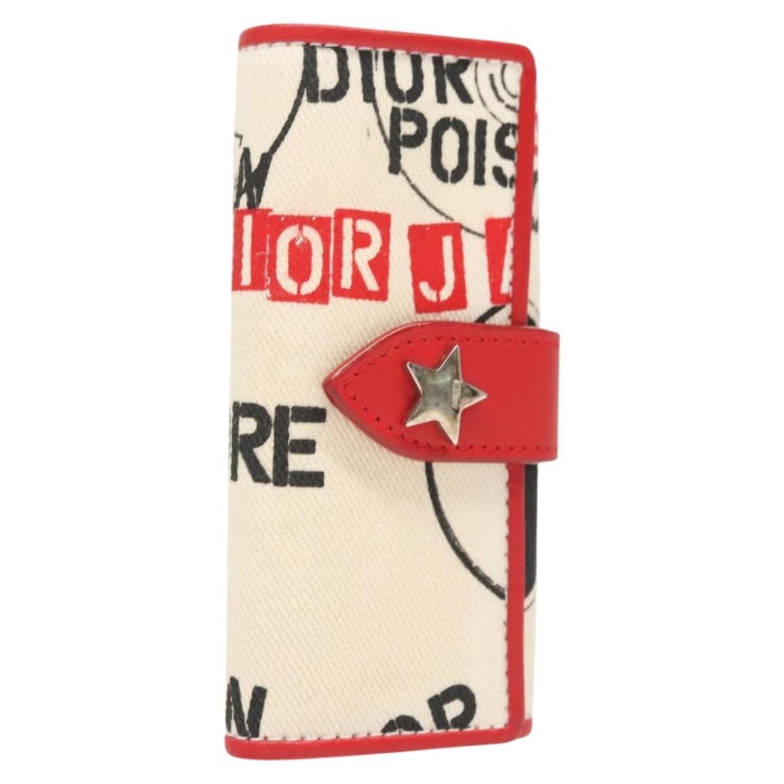 Christian Dior Hardcore canvas key case white red (1 of 18)