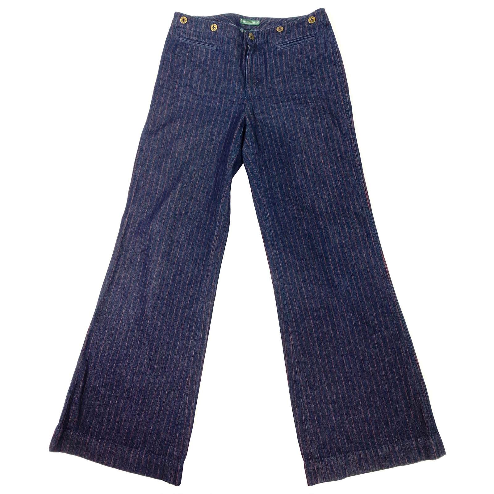 Ralph Lauren Lauren Jeans Co straight fit dark blue jeans size 4 (1 of 8)