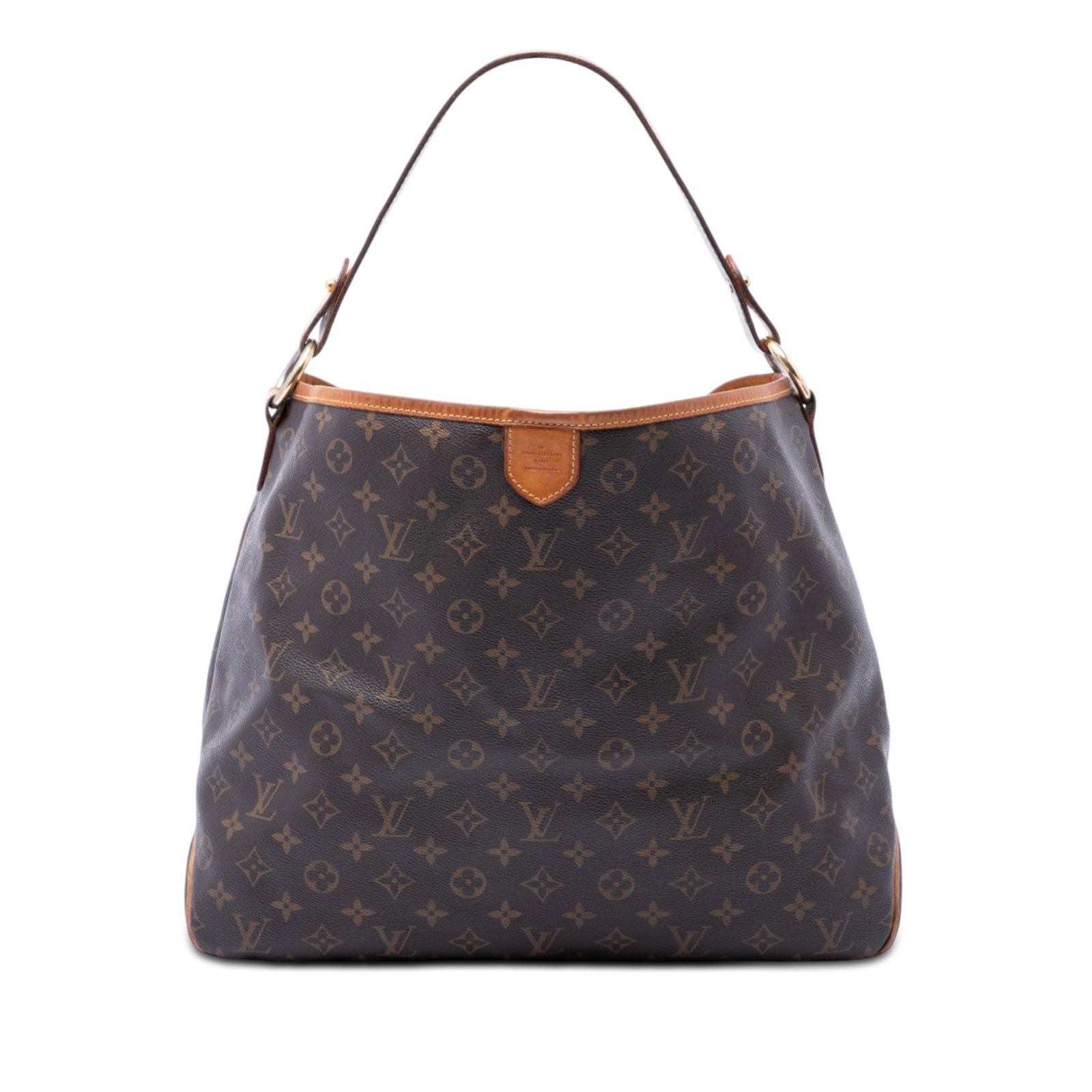 Louis Vuitton Delightful MM Monogram Canvas Shoulder Bag: Louis Vuitton Delightful MM Monogram Canvas Shoulder Bag Louis Vuitton Monogram Delightful MM shoulder bag featuring a monogram canvas body with vachetta leather trim, a flat vachetta leather strap, a