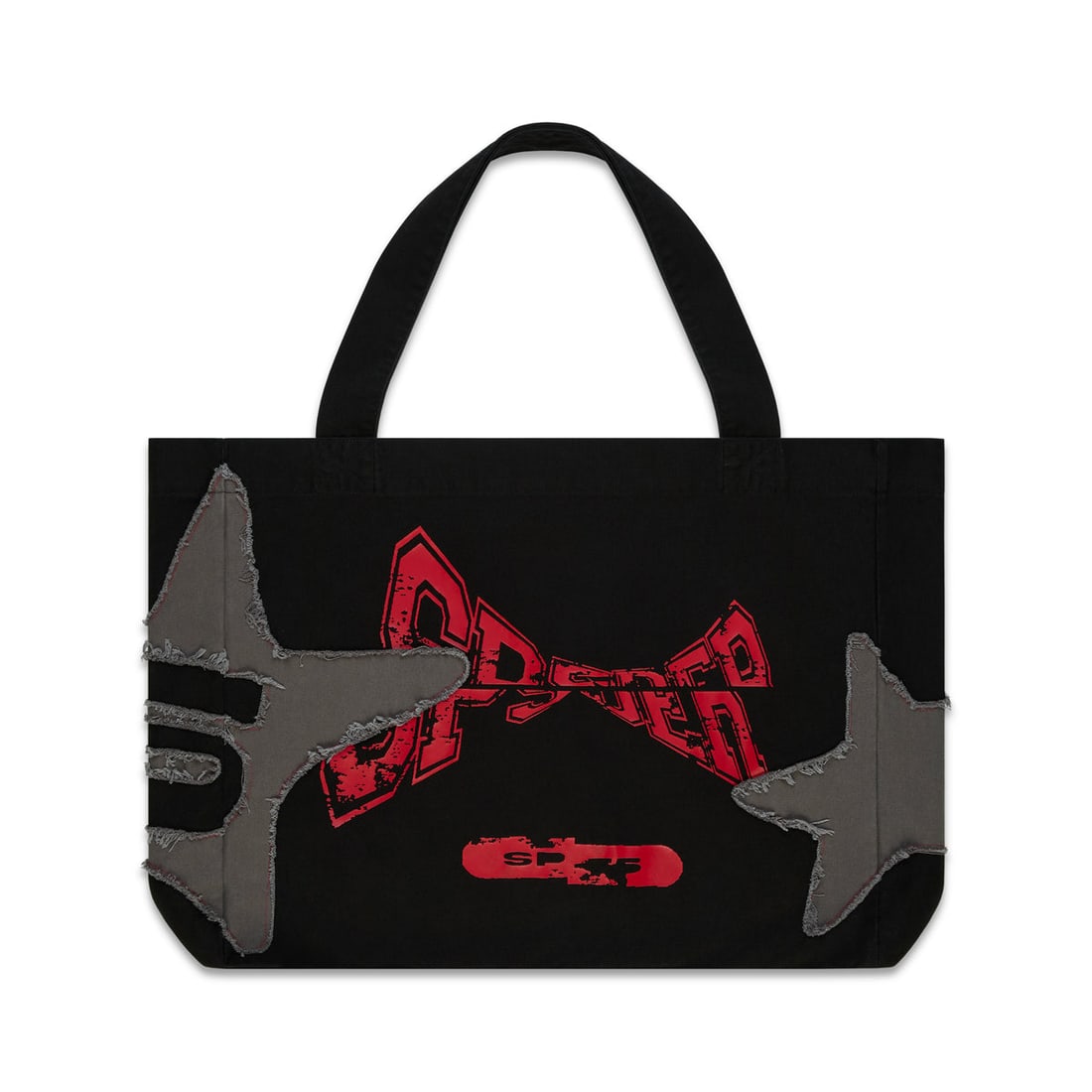 Sp5der Big Star black tote bag one size: Sp5der Big Star black tote bag one size Authentic SP5DER Big Star Tote in black. This tote is offered in one size. Specifications Brand: SP5DER Item Type: Tote Model: Big Star Tote Color: Black Size: 
