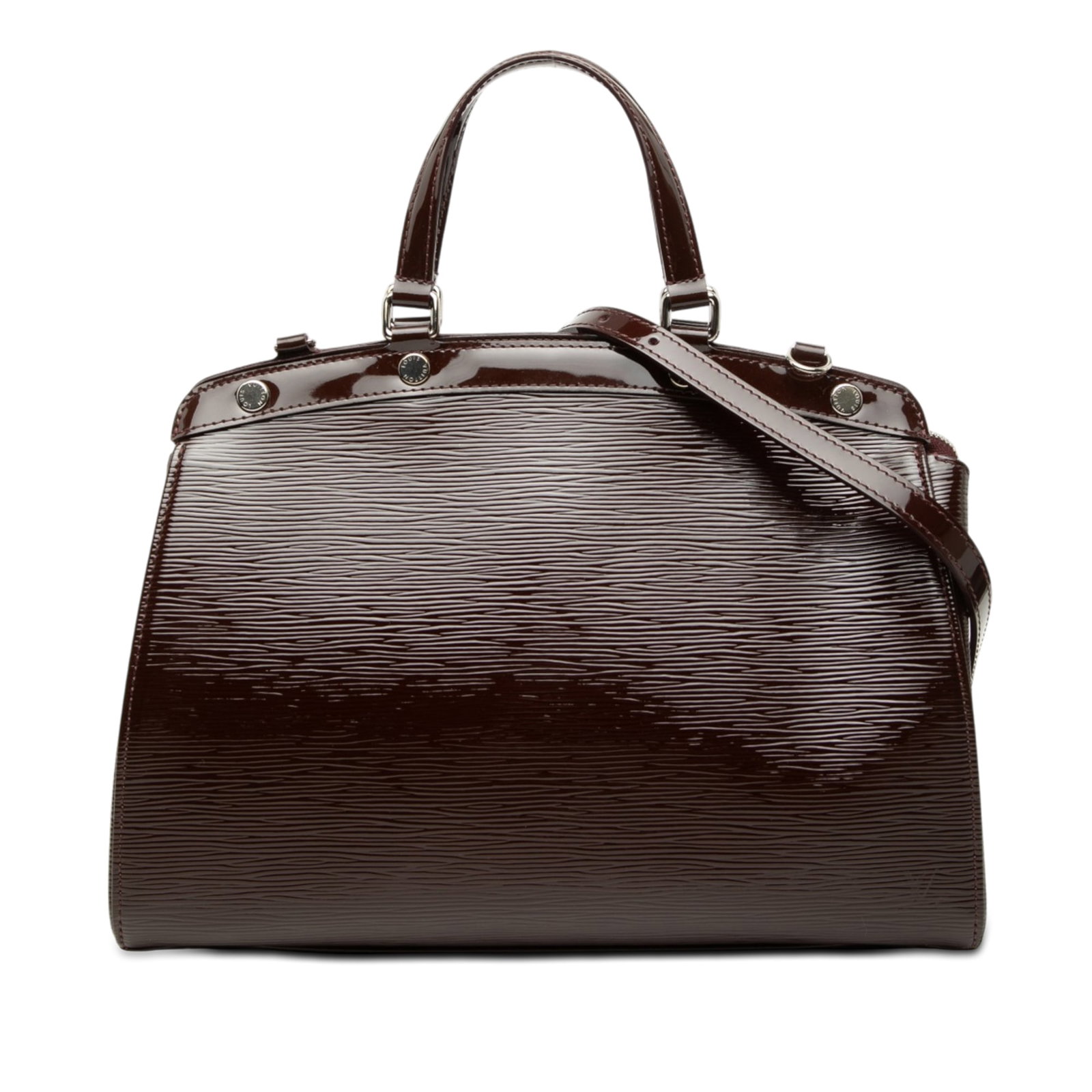 Louis Vuitton Brea MM Electric Epi Leather Handbag Purple: Louis Vuitton Brea MM Electric Epi Leather Handbag Purple Louis Vuitton Electric Epi Brea MM handbag crafted in purple leather with flat handles, a detachable flat strap, top zip closure, and interior