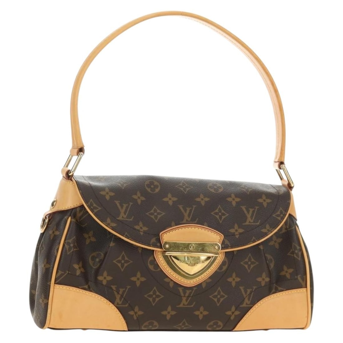 Louis Vuitton M40121 Beverly MM Monogram Canvas Shoulder Bag: Louis Vuitton M40121 Beverly MM Monogram Canvas Shoulder Bag Louis Vuitton Beverly MM shoulder bag in Monogram Canvas, made in France. This women's bag features the Monogram exterior and comes with a 