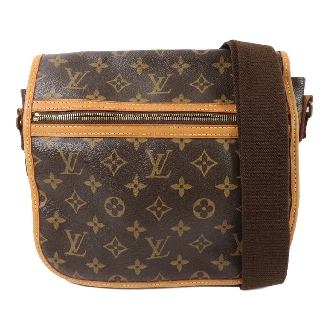 Louis Vuitton M40106 Bosphore Messenger Shoulder Bag Monogram Brown: Louis Vuitton M40106 Bosphore Messenger Shoulder Bag Monogram Brown Louis Vuitton Bosphore shoulder messenger bag in brown Monogram and PVC coated canvas. This model M40106 features a flap closure, mu