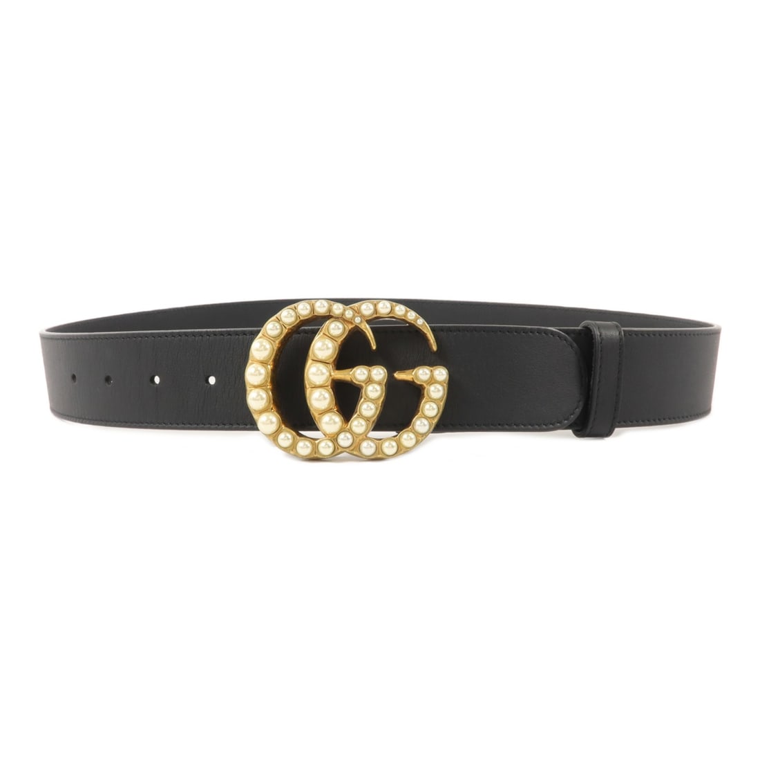 GUCCI 453260 GG Marrmont womens calfskin belt size 90 black: GUCCI 453260 GG Marrmont womens calfskin belt size 90 black Gucci GG Marmont belt in black calfskin leather. This women's belt includes the storage box and storage bags and is presented in AB very goo
