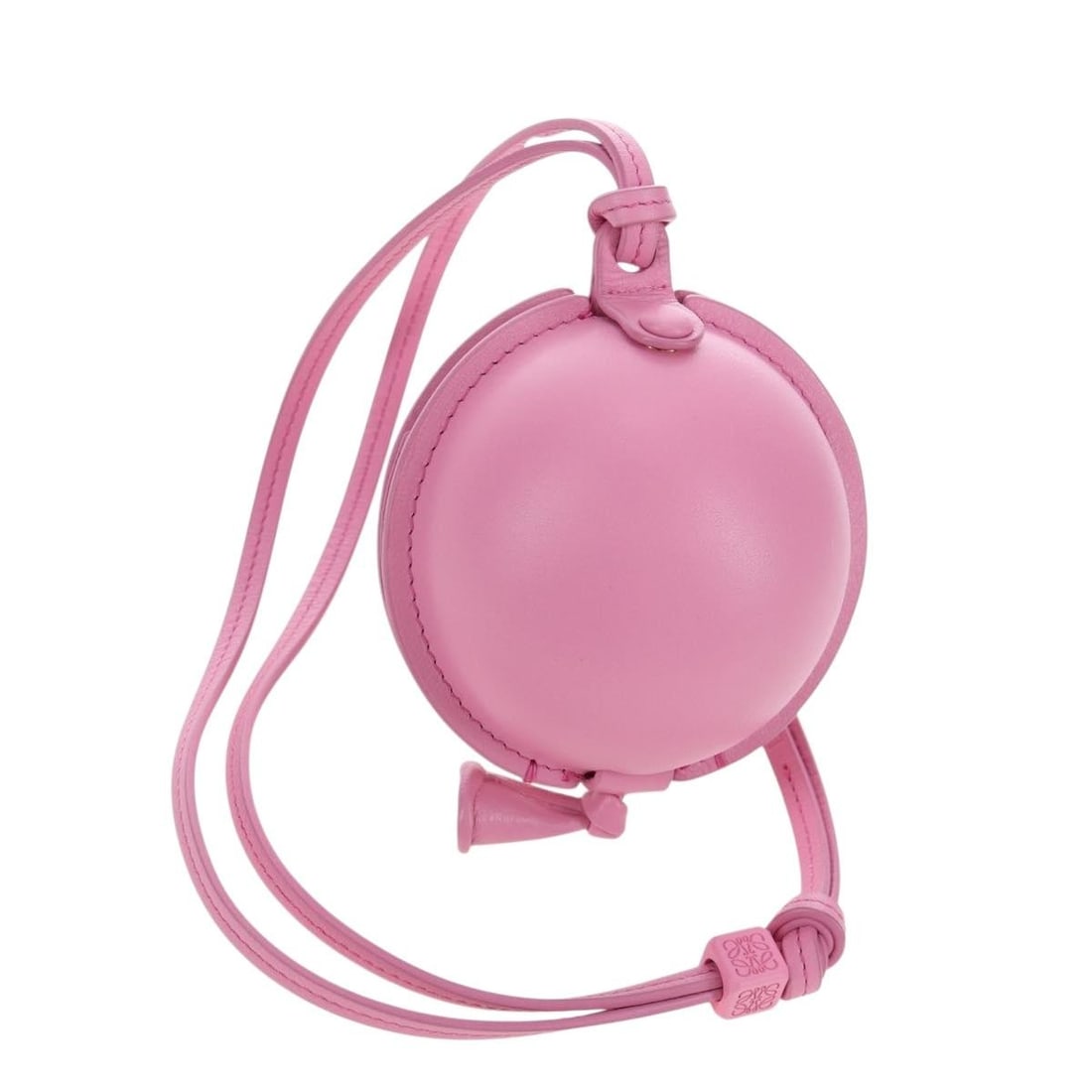 LOEWE Balloon Leather Pouch Pink with Dust Bag Box: LOEWE Balloon Leather Pouch Pink with Dust Bag Box Authentic LOEWE Balloon Pouch in pink leather. This women's pouch includes the dust bag and item box. Condition is rated AB, with slight staining on 