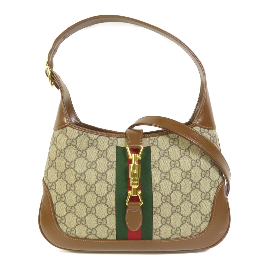 Gucci Jackie 1961 Small 2way Shoulder Bag 636706 GG GHW (1 of 18)