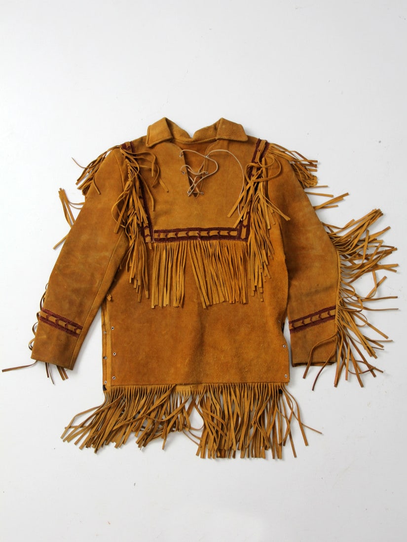 1960s Western Suede Jacket with Fringe (1 of 7)