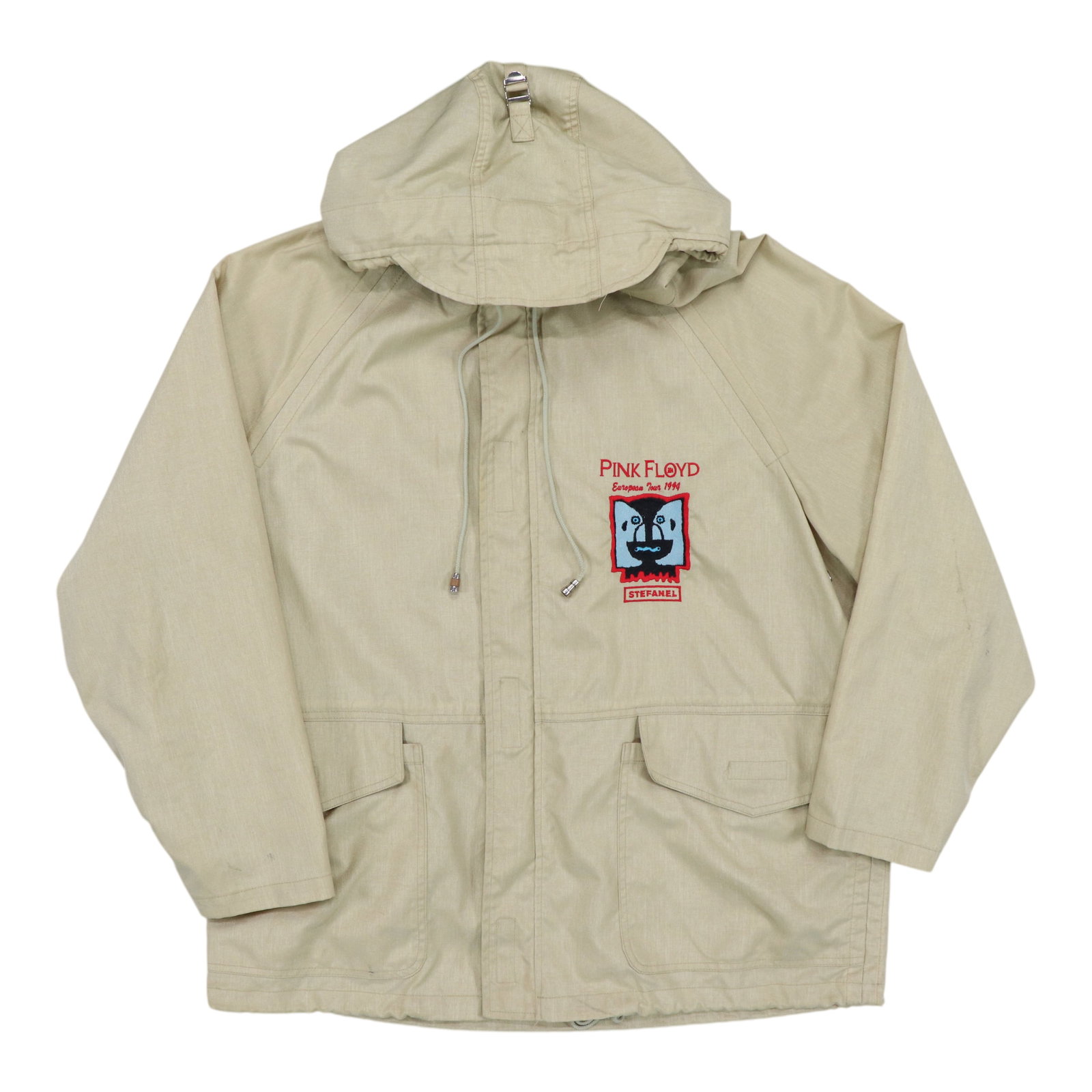 Stefanel Pink Floyd Division Bell Tour Jacket 1994 Tan Cotton (1 of 5)