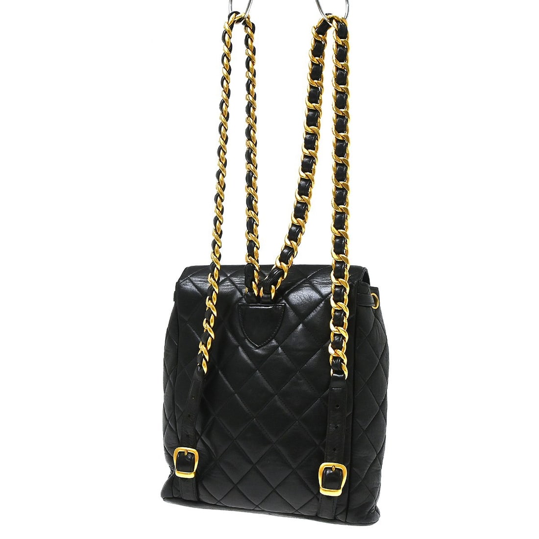 Chanel Duma Drawstring Black Leather Backpack - 2