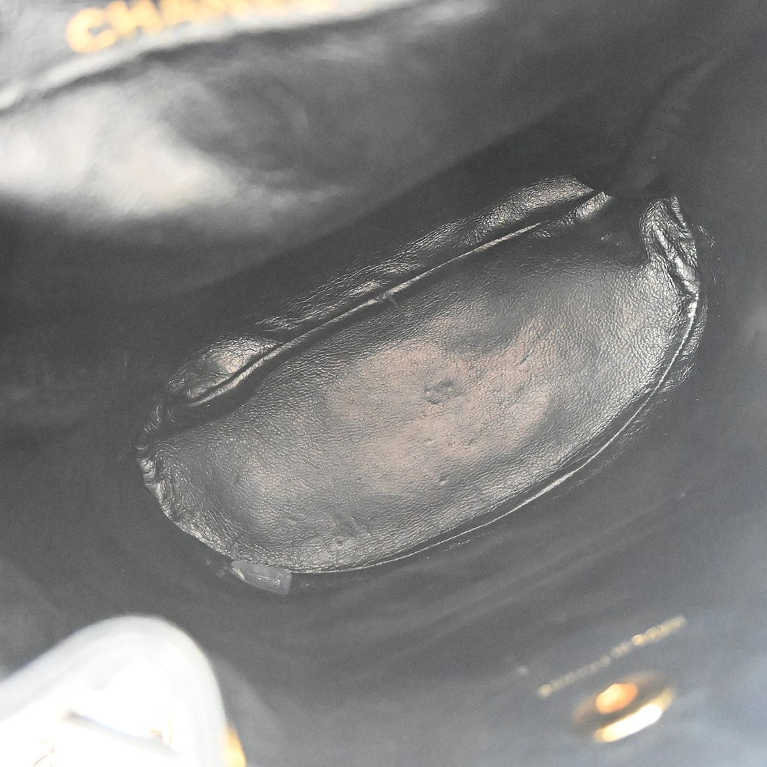 Chanel Duma Drawstring Black Leather Backpack - 3