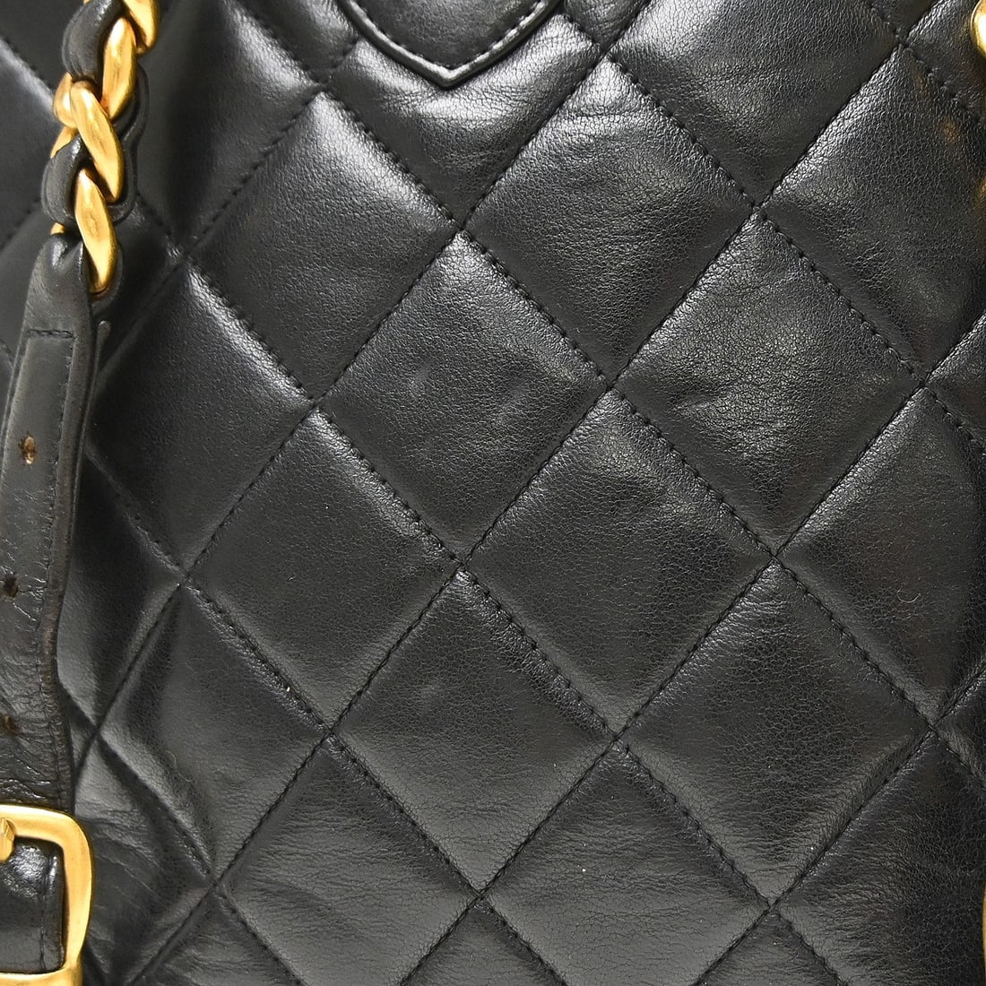 Chanel Duma Drawstring Black Leather Backpack - 7