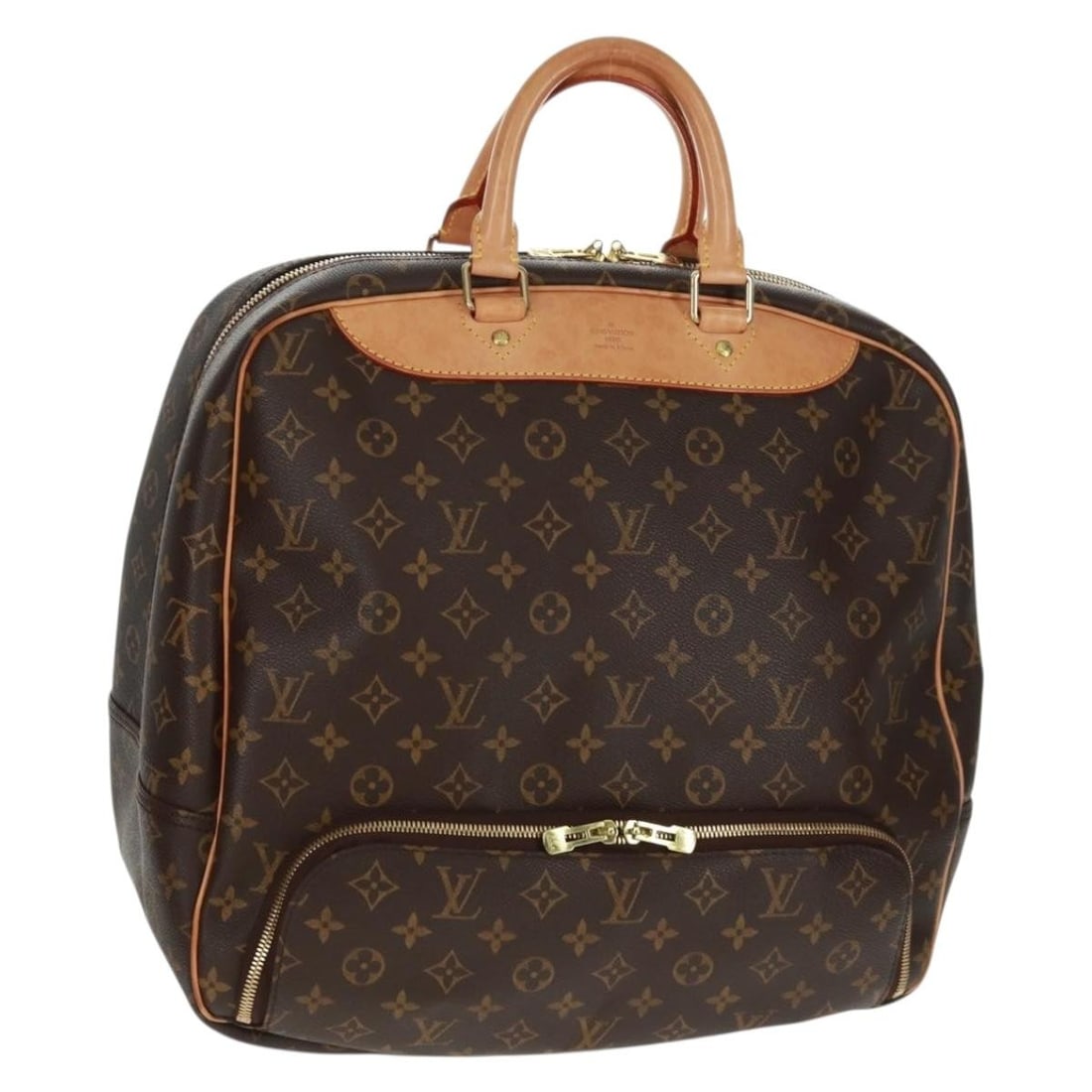 Louis Vuitton M41443 Evasion Monogram Canvas Boston Bag: Louis Vuitton M41443 Evasion Monogram Canvas Boston Bag Louis Vuitton Monogram Evasion Boston Bag, made in France, in Monogram Canvas with the Monogram color/pattern. This women's Boston bag is