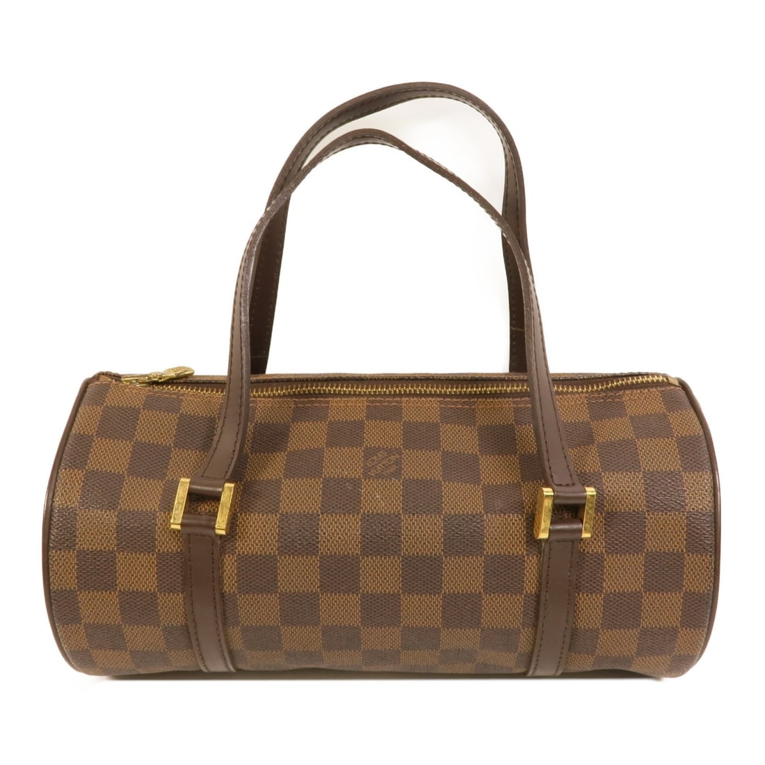 Louis Vuitton Papillon PM N51304 Damier Ebene Handbag Brown: Louis Vuitton Papillon PM N51304 Damier Ebene Handbag Brown A Louis Vuitton Papillon PM handbag tote bag in Damier Ebene brown with gold-tone hardware. It is a women's regular-size handbag made in Fra