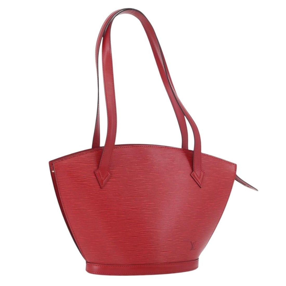 Red Epi Leather Saint Jacques Long Handle Handbag by Louis Vuitton M52337 (1 of 18)