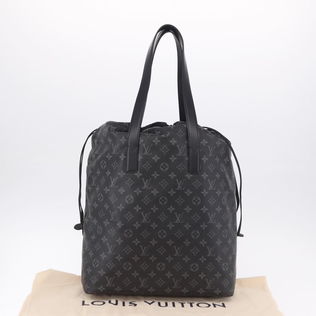 Louis Vuitton Cabas Light Drawstring Monogram Eclipse Canvas Bag - 13