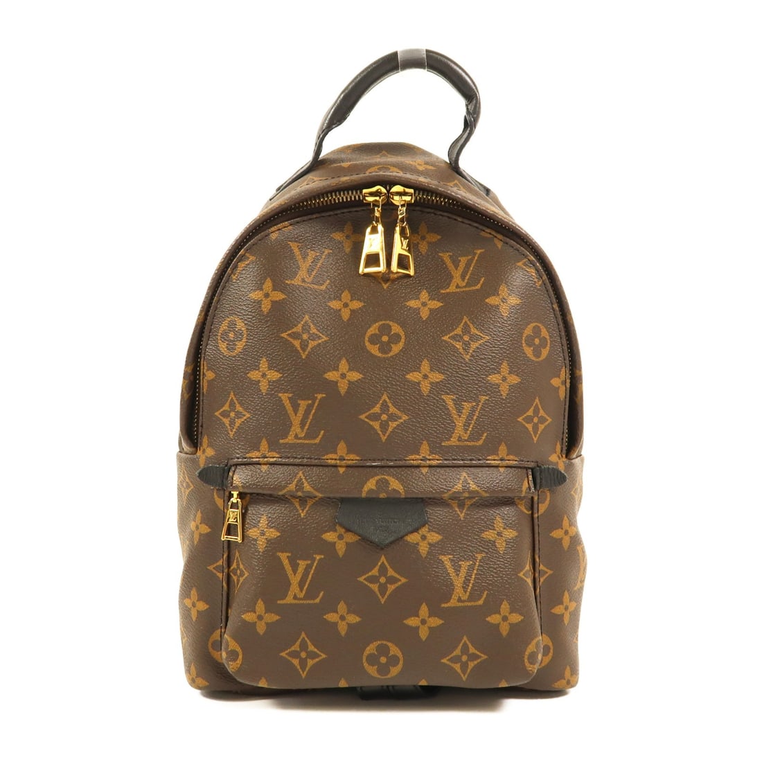 Louis Vuitton Palm Springs PM Monogram Rucksack Backpack M41560: Louis Vuitton Palm Springs PM Monogram Rucksack Backpack M41560 Louis Vuitton Palm Springs Backpack Bag PM in brown Monogram and PVC coated canvas. This rucksack-style backpack is a women's regular si