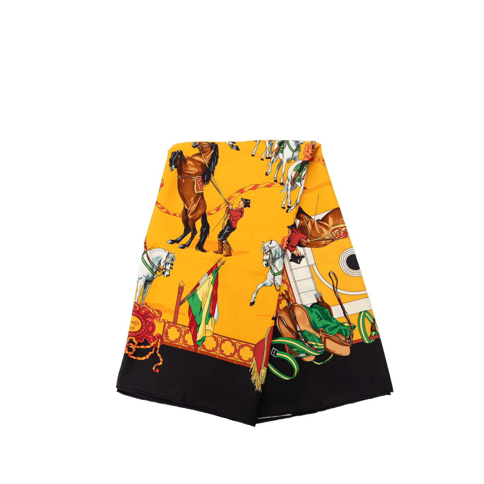 Hermes Real Escuela Andaluza del Arte Ecuestre 90 Silk Scarf (1 of 8)