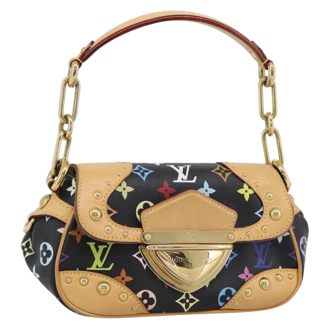 Louis Vuitton Marilyn M40207 Black Monogram Multicolor Shoulder Bag (1 of 18)
