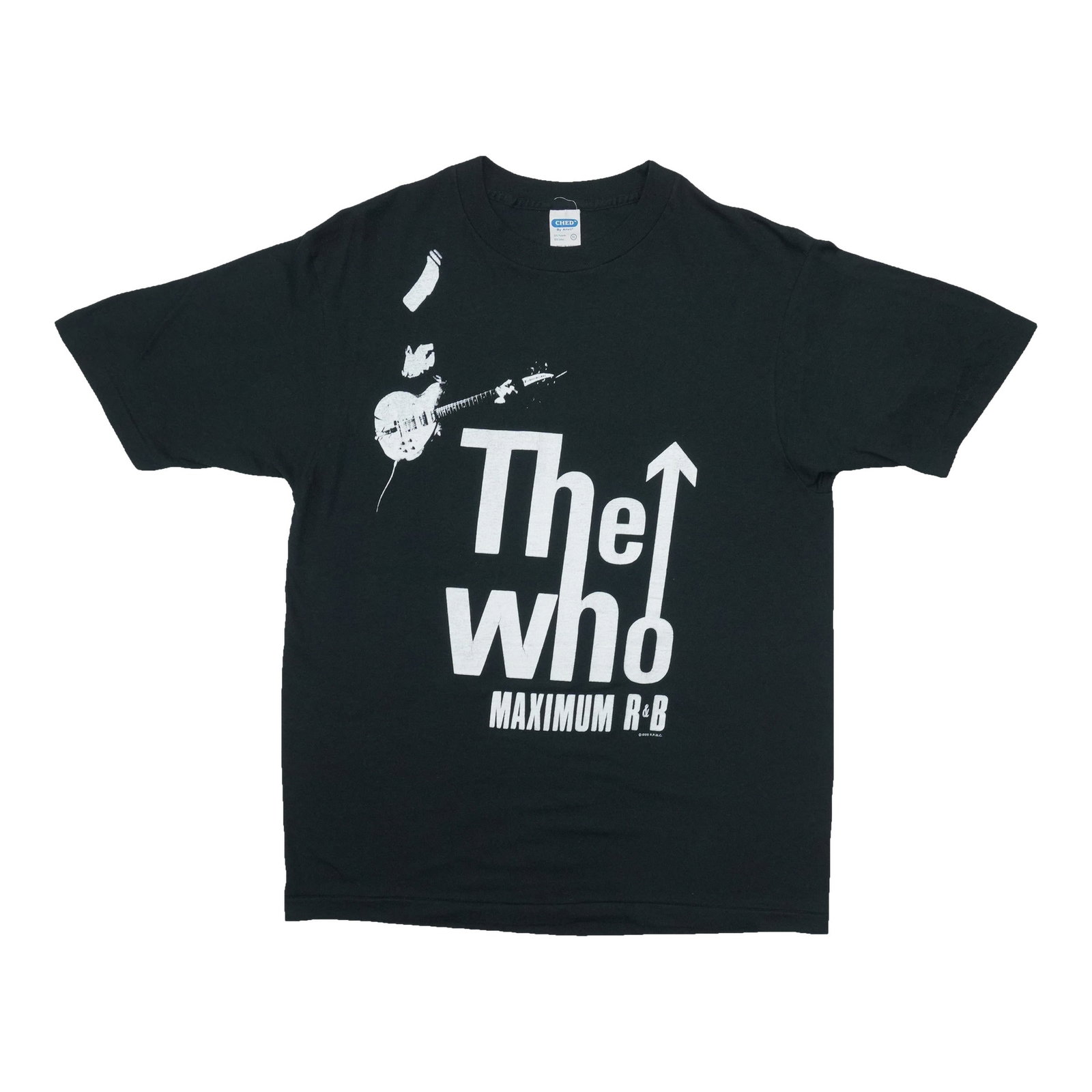 Vintage 1989 The Who Kids Are Alright Black Tour T Shirt: Vintage 1989 The Who Kids Are Alright Black Tour T Shirt Original vintage 1989 The Who Kids Are Alright Tour shirt in black. This rare tee is described as a true vintage piece, not a modern reproducti