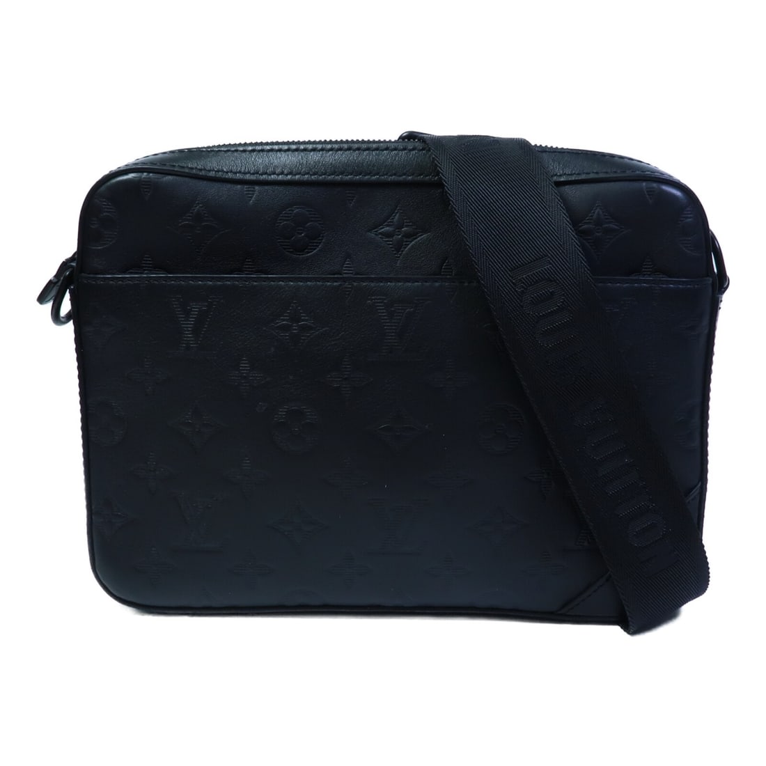 Louis Vuitton M69827 LV Dou Black Monogram Shadow Shoulder Bag (1 of 15)