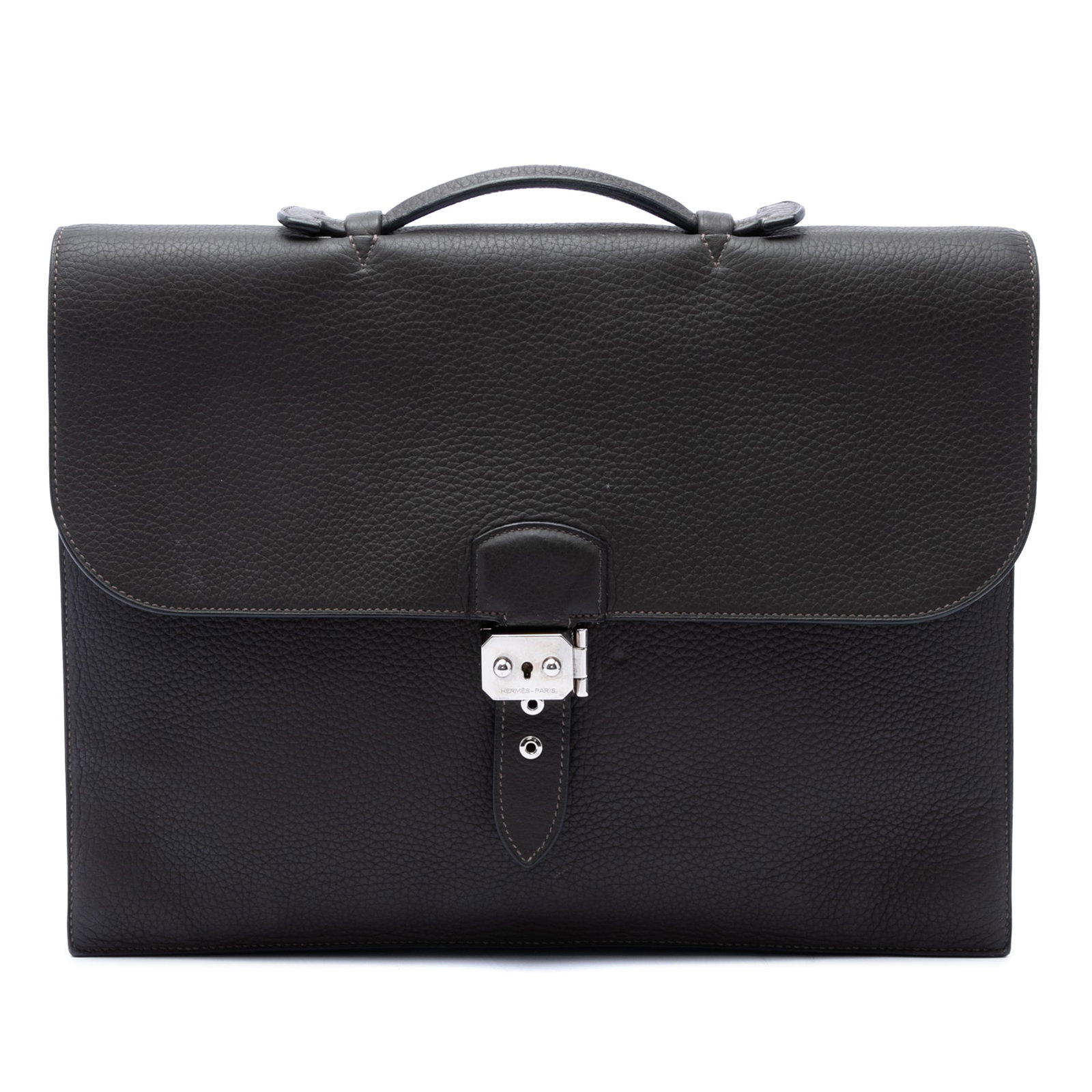 Hermes Sac A Depeches Verso 38 Togo Leather Briefcase (1 of 6)
