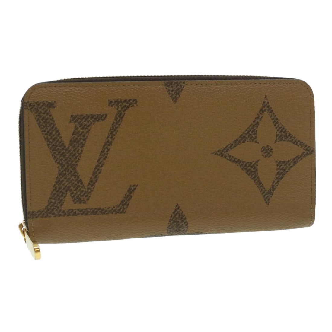 Louis Vuitton M69353 Zippy Long Wallet Monogram Reverse Canvas: Louis Vuitton M69353 Zippy Long Wallet Monogram Reverse Canvas Louis Vuitton Zippy long wallet in Monogram Giant Reverse canvas. This women's wallet includes the dust bag and item box. Condition is ra