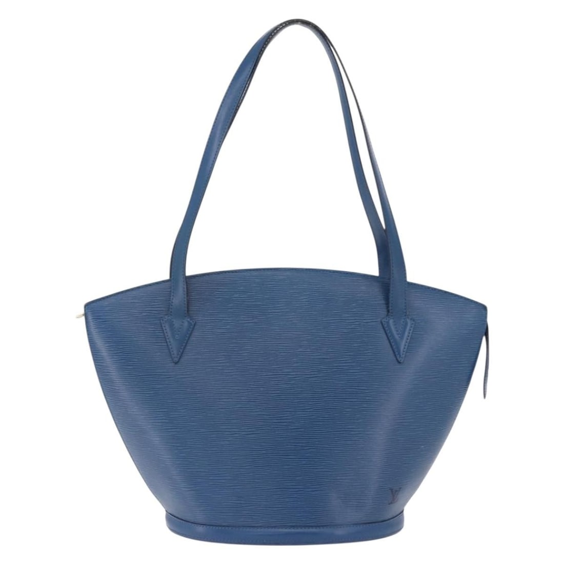 Louis Vuitton Saint Jacques blue leather shoulder bag (1 of 18)