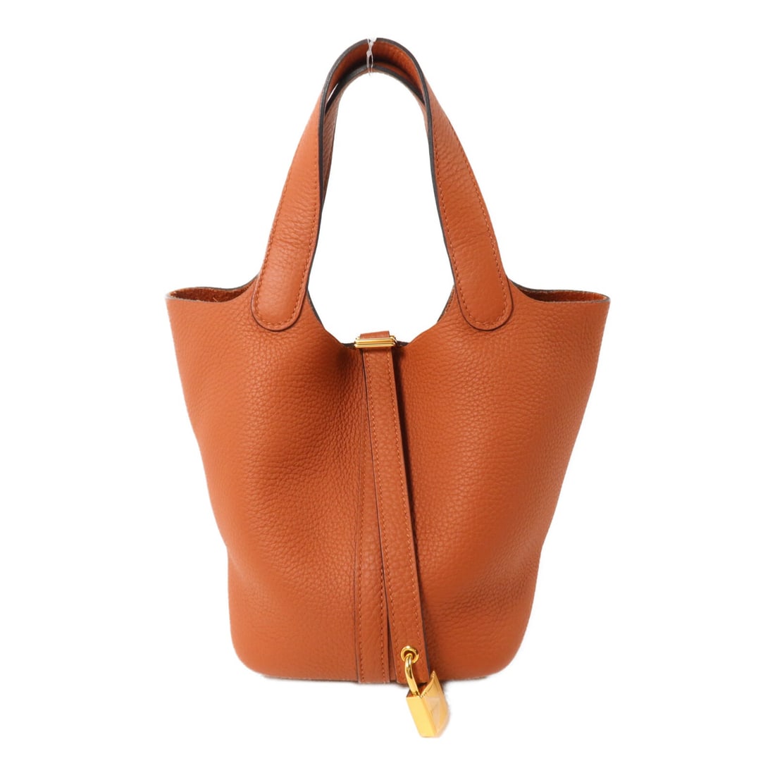 Hermes Picotin PM Taurillon Clemence Tote Bag Cuivre GHW (1 of 15)