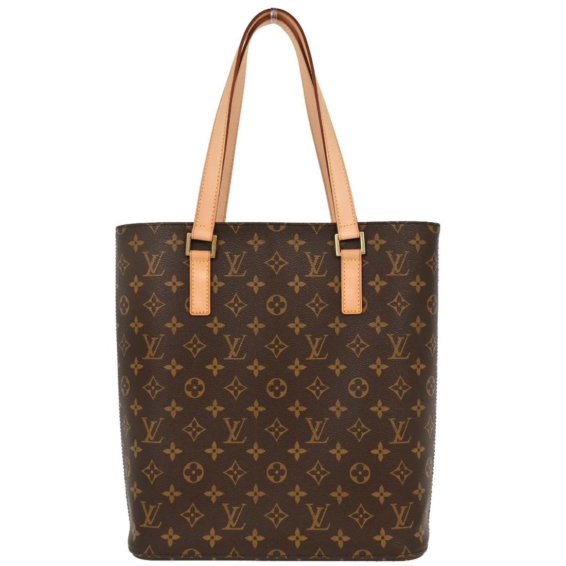 Louis Vuitton Vavin GM Monogram Canvas Tote M51170 France: Louis Vuitton Vavin GM Monogram Canvas Tote M51170 France Vintage Louis Vuitton Vavin GM tote handbag in brown Monogram canvas with leather trim and double handles. This open-top bag features logo acc