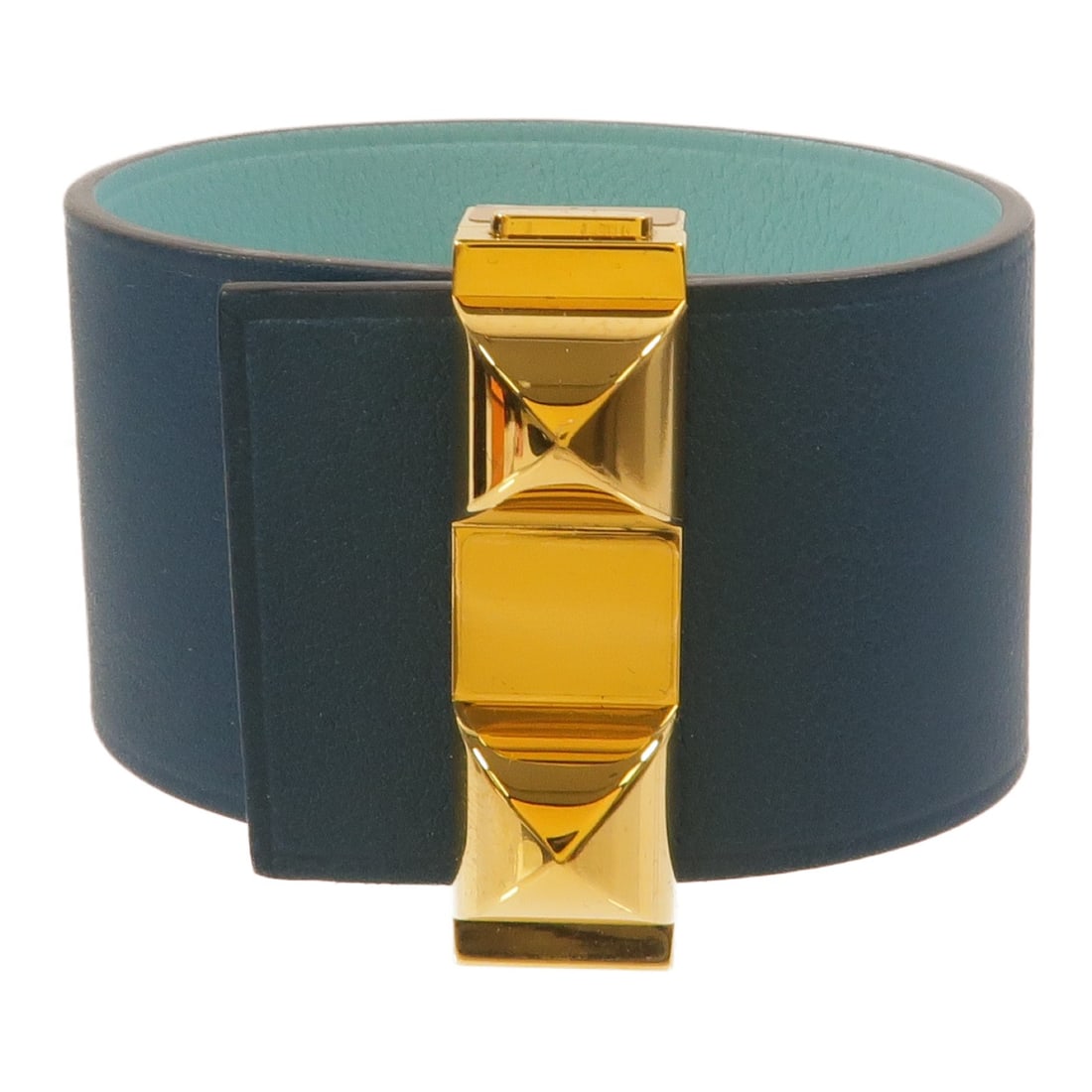 Hermes Collier de Chien PM bracelet Bleu Tie Ciel Veau Swift: Hermes Collier de Chien PM bracelet Bleu Tie Ciel Veau Swift Hermes Collier de Chien PM bracelet in Veau Swift leather in Bleu Tie Ciel. This women's bracelet is made in France and includes the storag