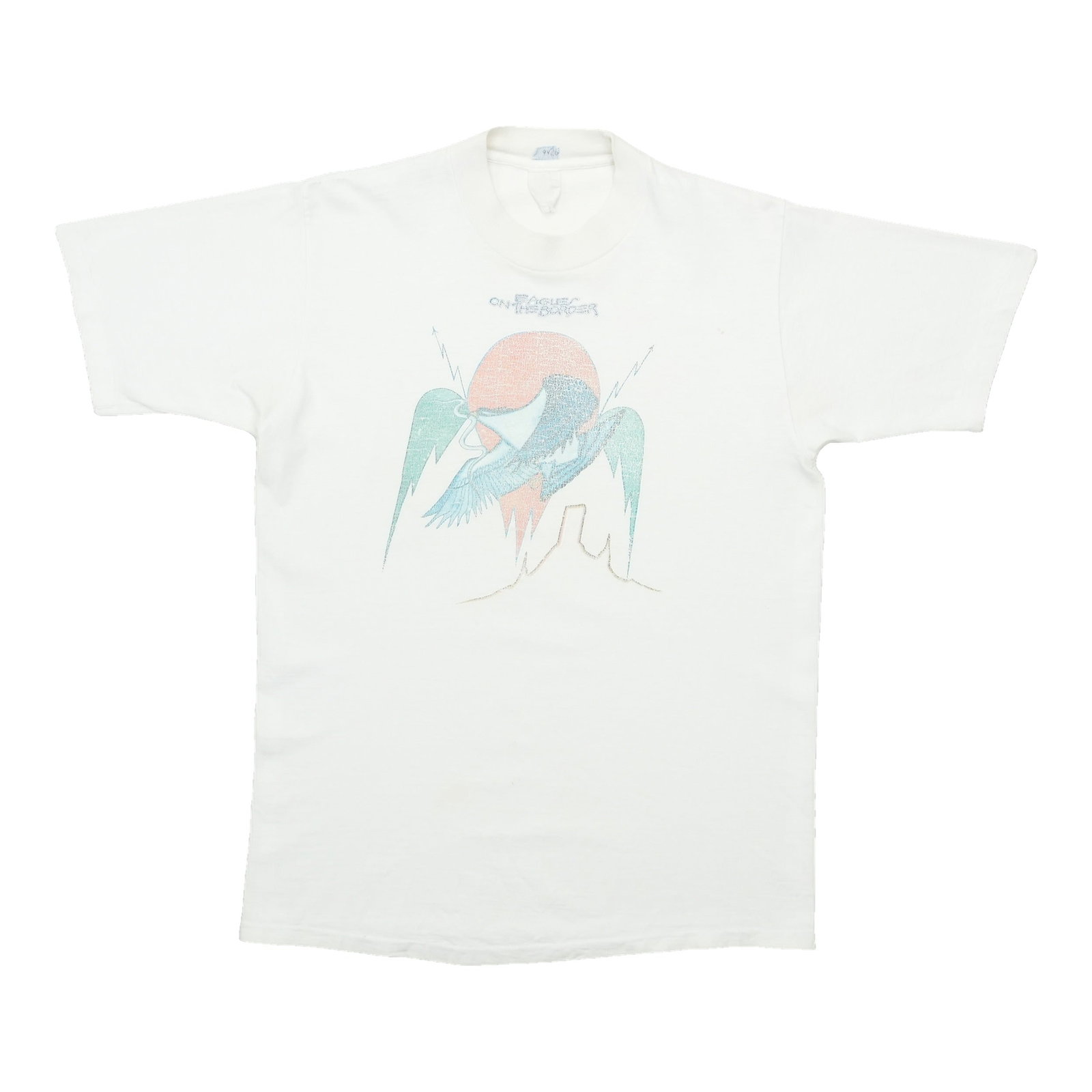 Vintage 1970s Eagles On The Border Cotton T Shirt (1 of 7)