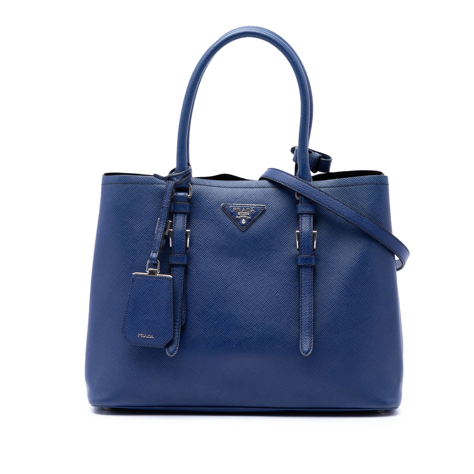 Prada Saffiano Soft Shopping Tote Bag with Shoulder Strap (1 of 6)