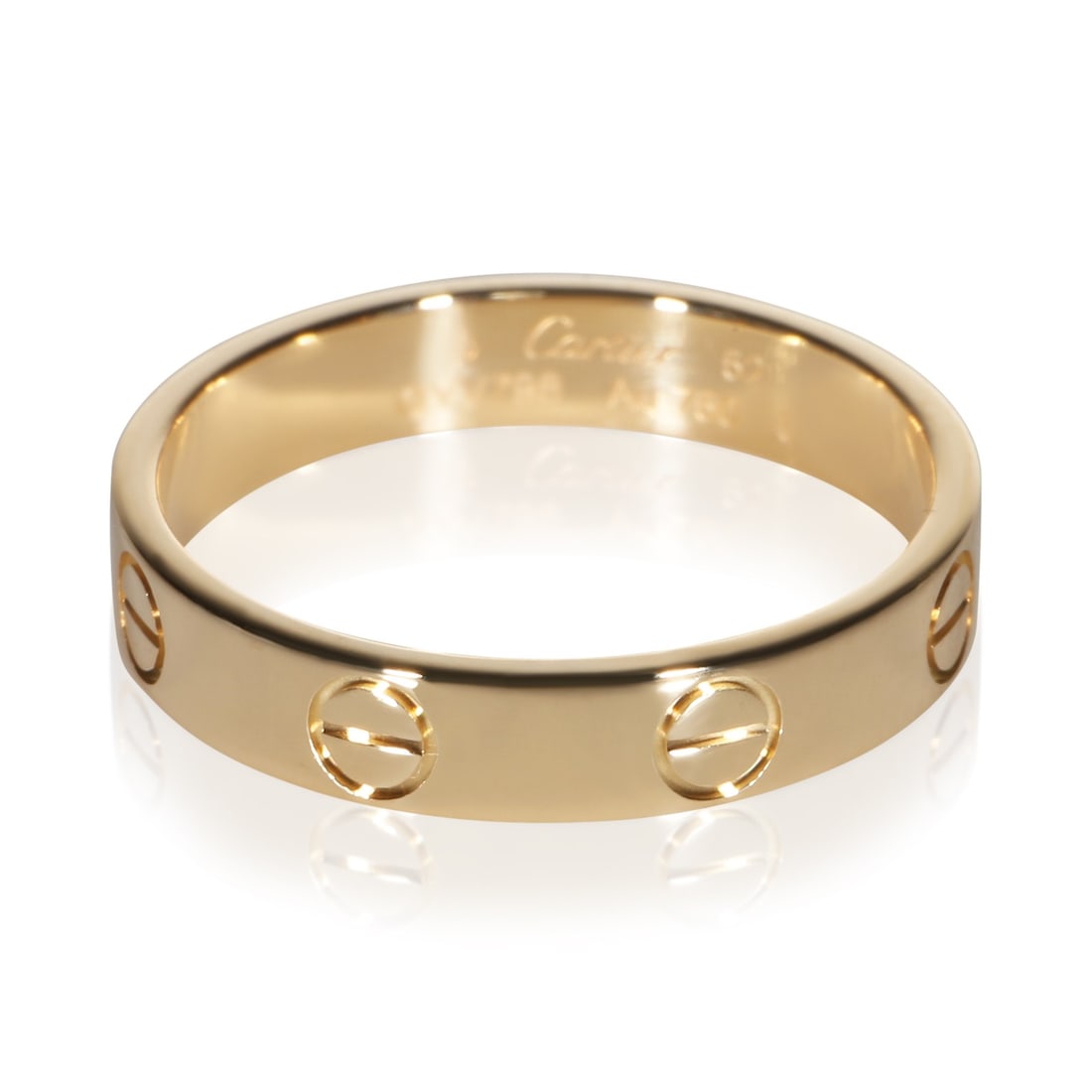 Cartier Small Model Love Ring 18k Yellow Gold Size 6: Cartier Small Model Love Ring 18k Yellow Gold Size 6 Pre-owned Cartier Small Model Love ring in yellow gold from the Small Model Love collection. This women's ring features a classic no-stone design a