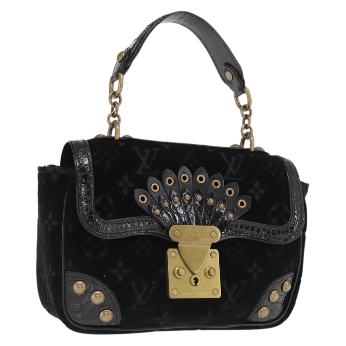 Louis Vuitton M92733 Irvine Monogram Canvas Handbag Black (1 of 18)