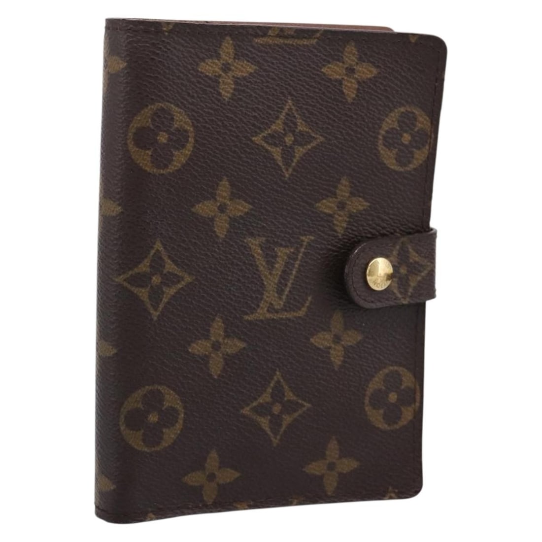 Louis Vuitton R20005 Monogram Canvas Day Planner Cover PM: Louis Vuitton R20005 Monogram Canvas Day Planner Cover PM Louis Vuitton Monogram Agenda PM day planner cover in Monogram canvas. This compact planner cover is made in Spain and includes the dust bag a