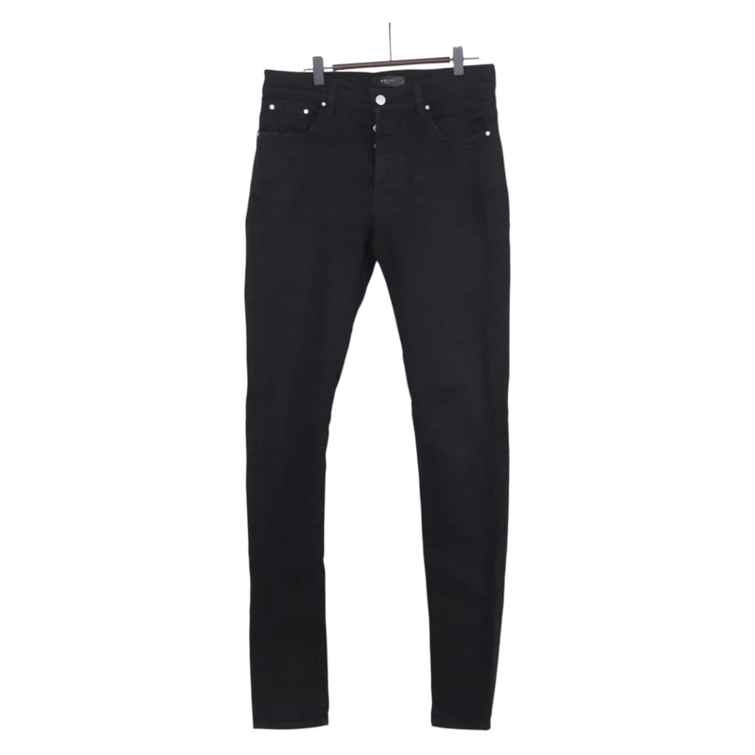 AMIRI black cotton distressed pants size 32 women (1 of 12)