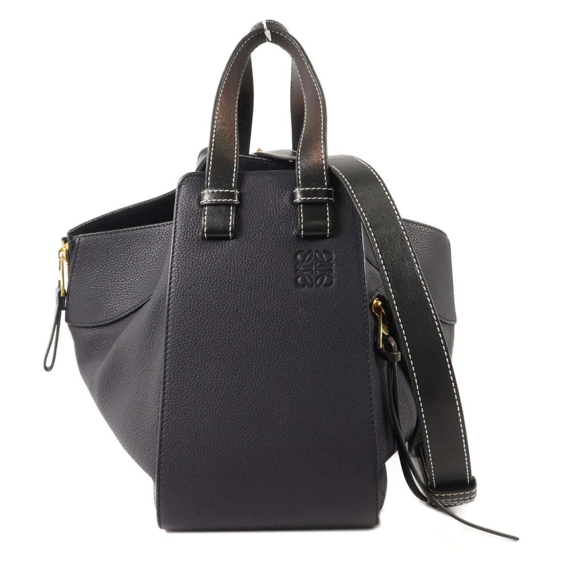 LOEWE Hammock Small 2way Shoulder Bag Black Calfskin (1 of 18)