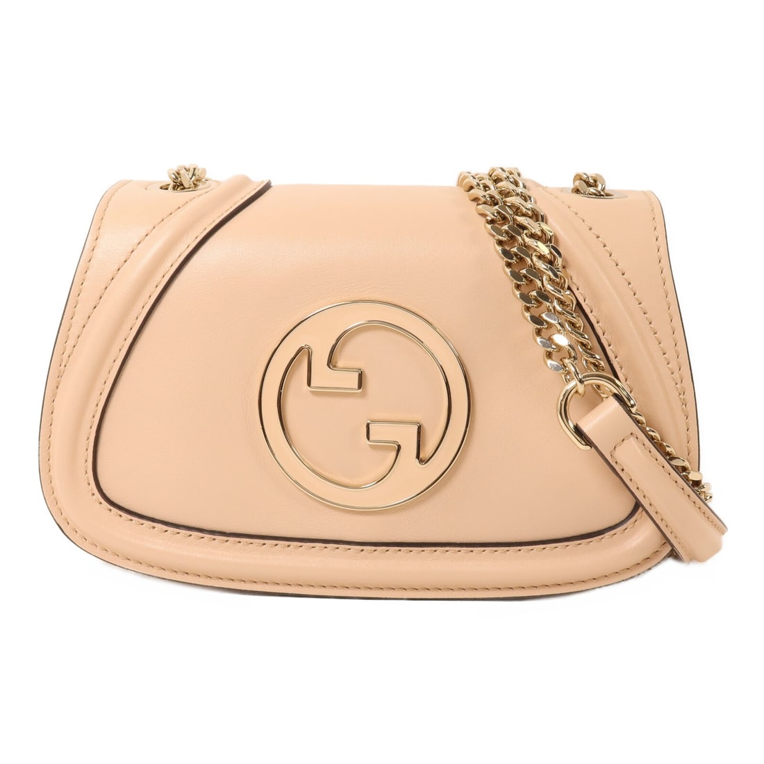 Gucci Blondie 815771 pink calfskin chain shoulder bag GG hardware: Gucci Blondie 815771 pink calfskin chain shoulder bag GG hardware Gucci GG Blondie chain shoulder bag in pink calfskin leather. This women's shoulder bag features a chain strap and a magnetic pocket d