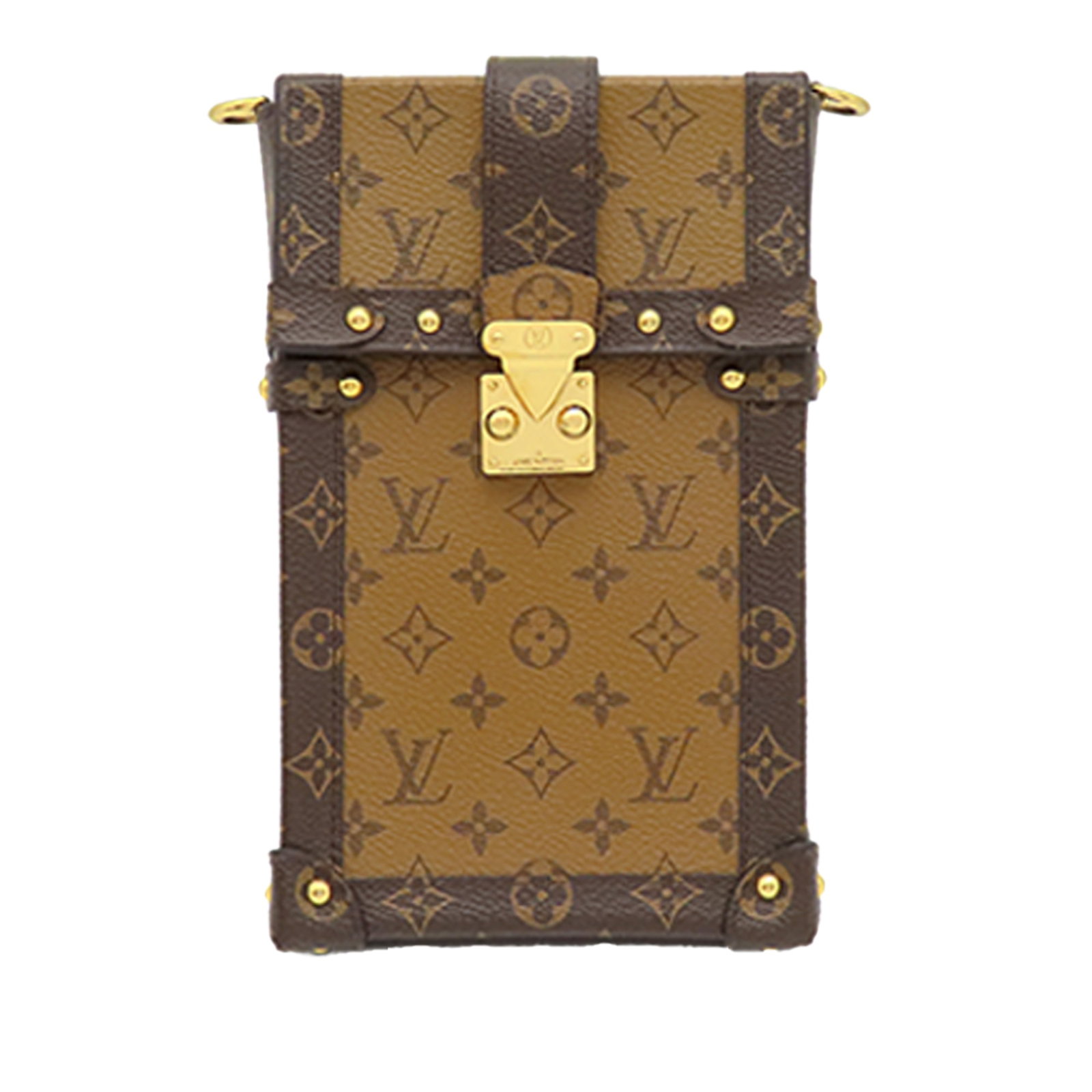 Louis Vuitton Pochette Trunk Verticale Monogram Reverse Shoulder Bag (1 of 11)