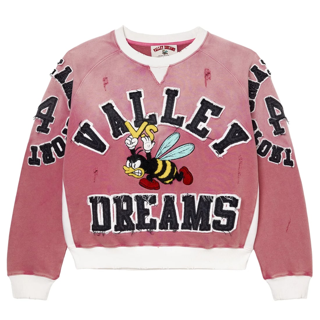 Vale crewneck sweatshirt in redwood with insignia detail size Large (1 of 2)