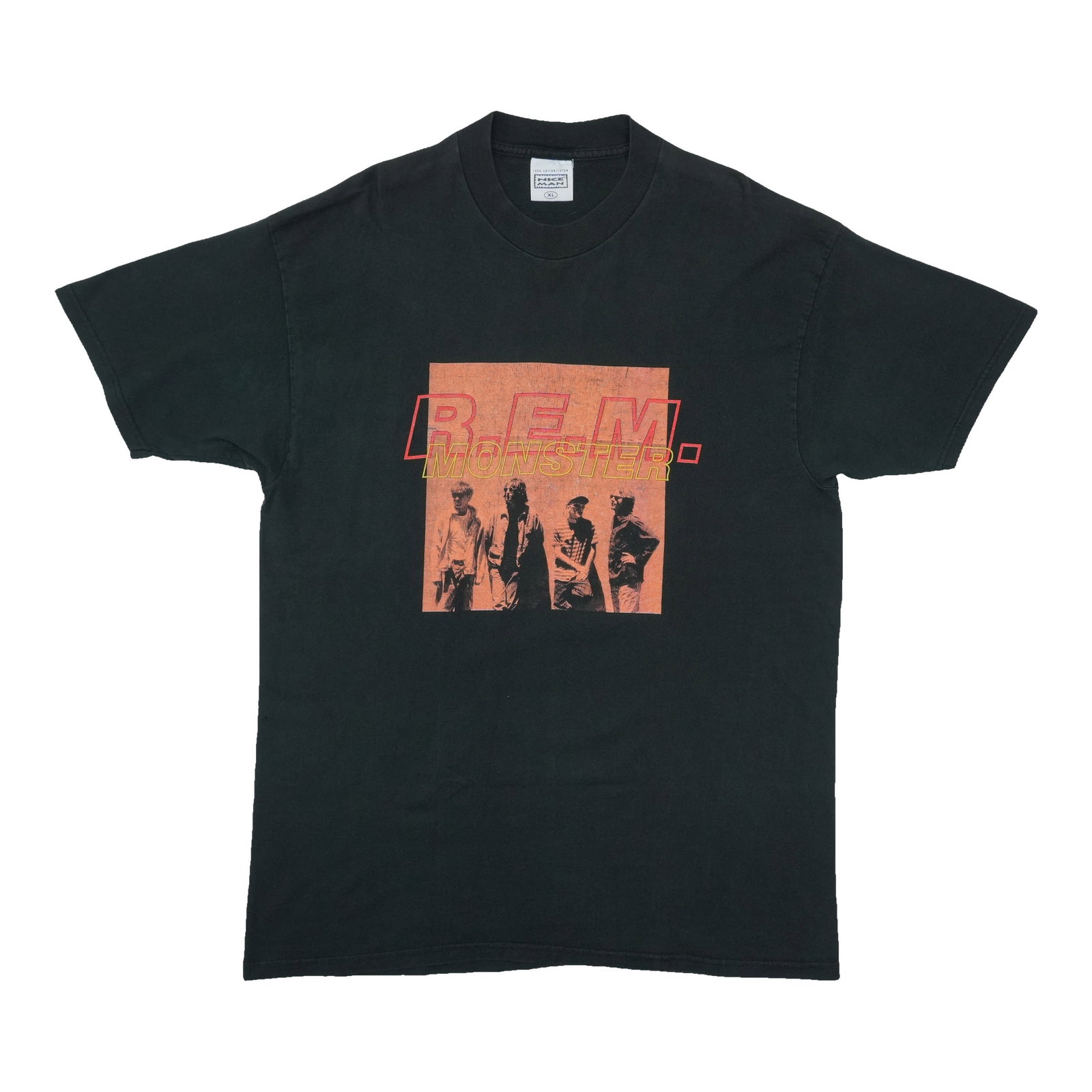 Vintage 1995 R.E.M. Monster Black Cotton T Shirt XL (1 of 6)